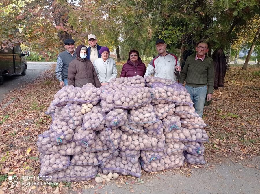 Калушани з вадами зору тепер забезпечені картоплею