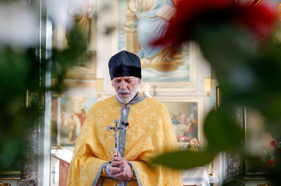 Священник о. Григорій Мороз подякував Господу за своє народження