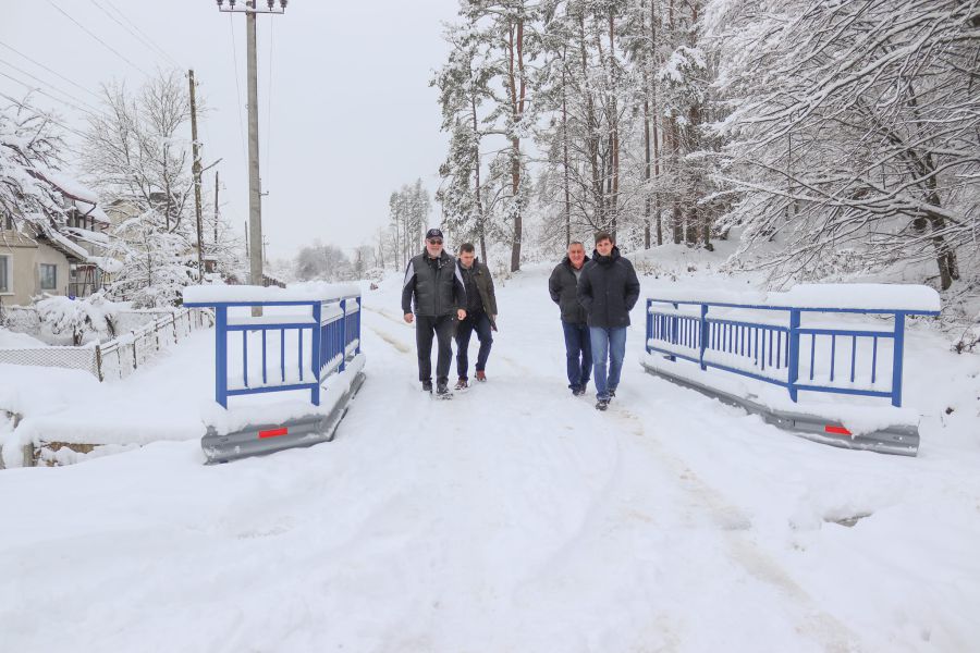 На будівництво моста з міського бюджету спрямували понад 0,5 млн гривень