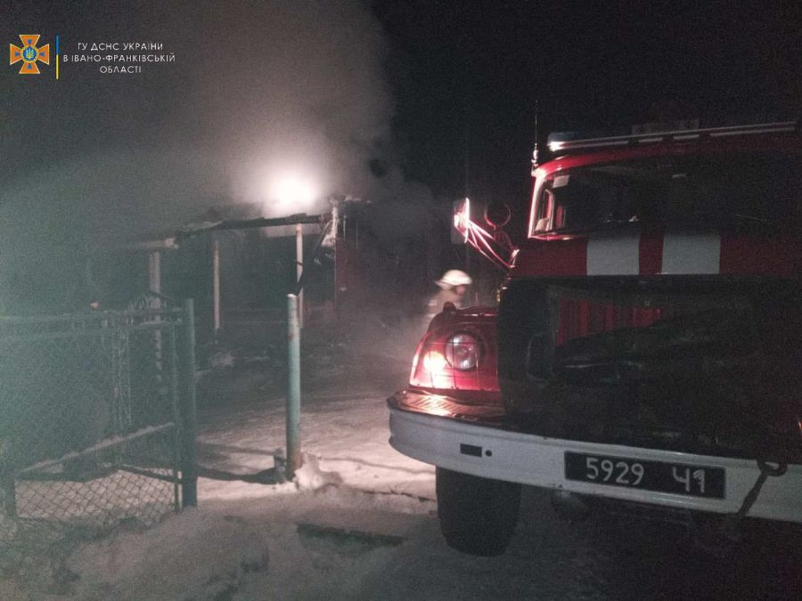 Площа пожежі складала 80 кв. метрів