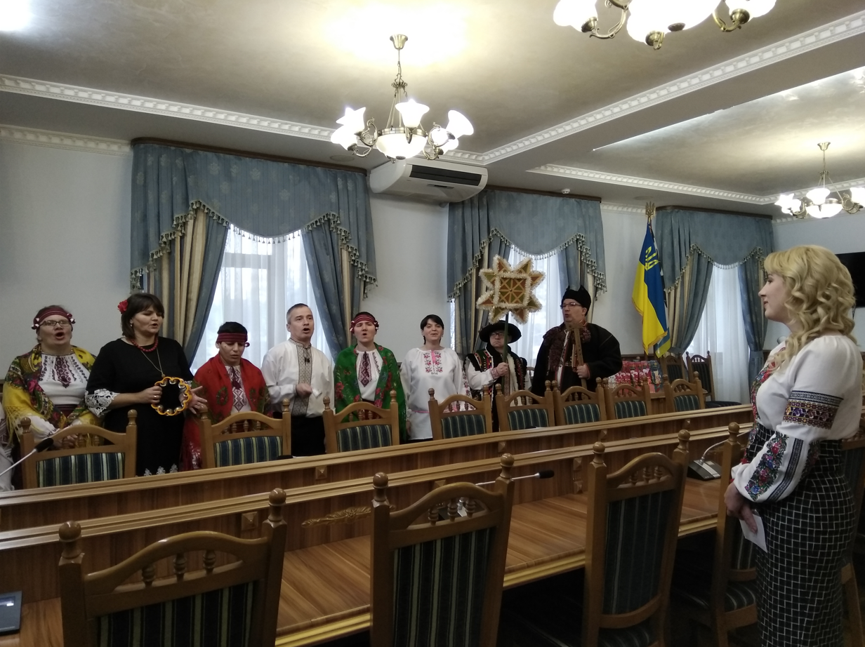 У вертепі взяв участь найстарший мешканець геріатричного пансіонату.