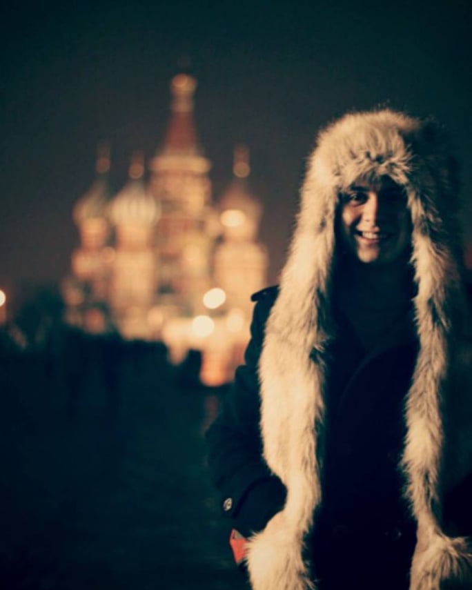 Тимофій Музичук у Москві. Фото: Тимофій Музичук via ВКонтакте