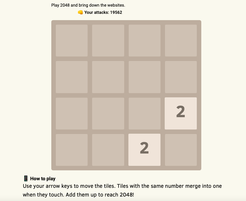 Гра блокує сайти які обслуговують російську армію.