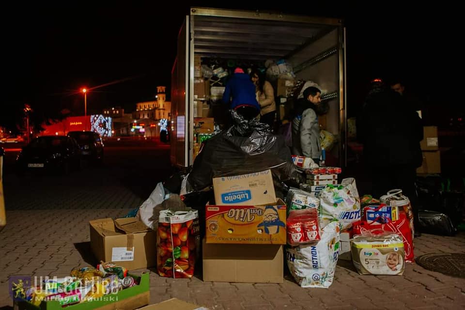Горліце надіслало до Калуша гуманітарну допомогу