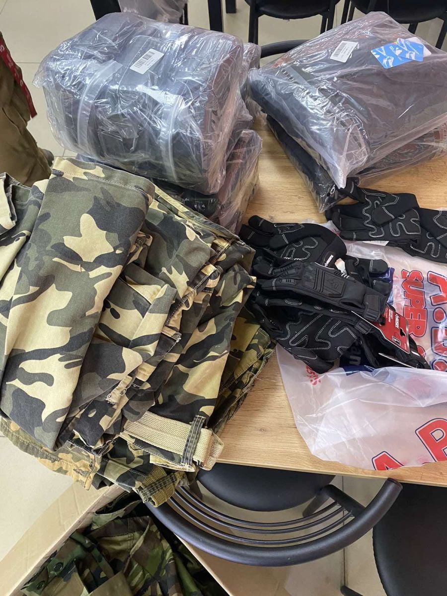 Військові вдячні Союзу Українок Америки за передані речі.