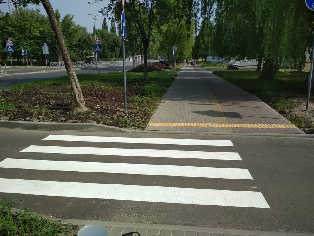 Ілюстративне фото. Розмітку нанесуть акриловою фарбою з використанням світловідбивальних скляних мікрокульок