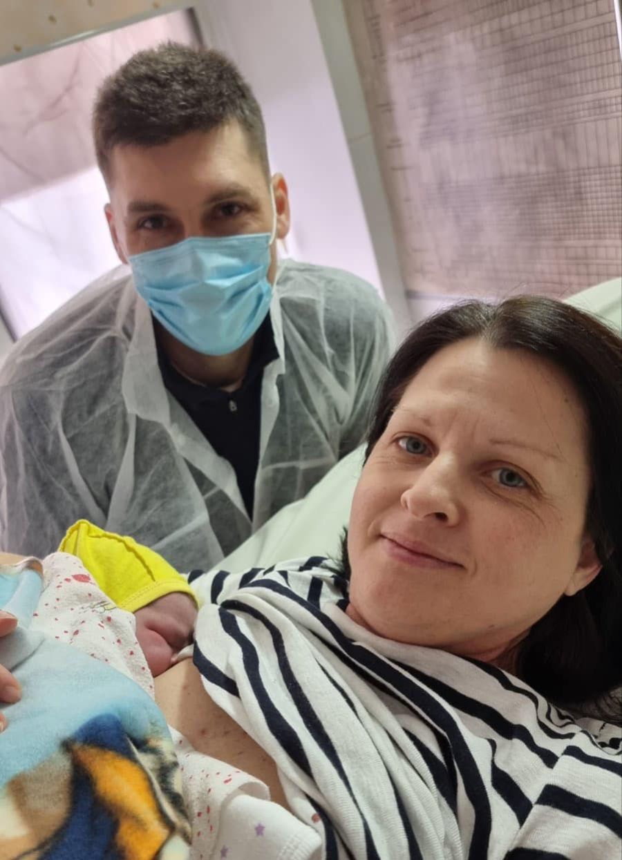 Тетяна Омелян народила синочка Матвія вагою 4190 г