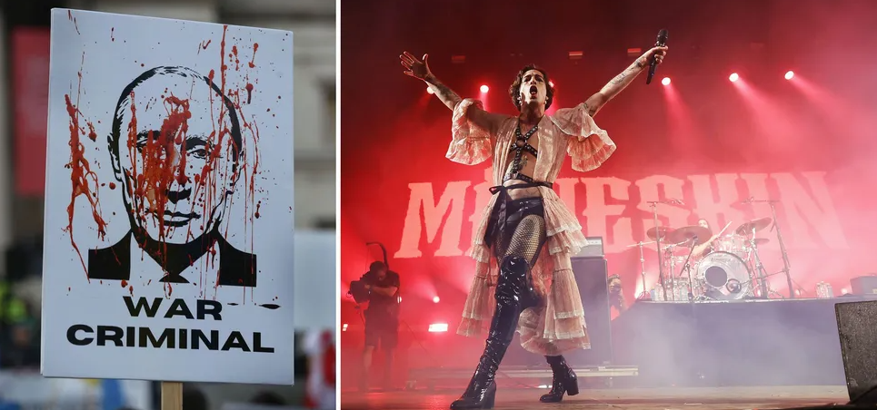 Рок-гурт Маneskin вирішив розповісти світові про злочинну війну в Україні.