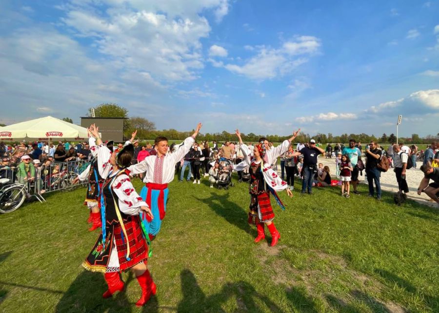 На акції у Вроцлаві виступив народний ансамбль "Мереживо"