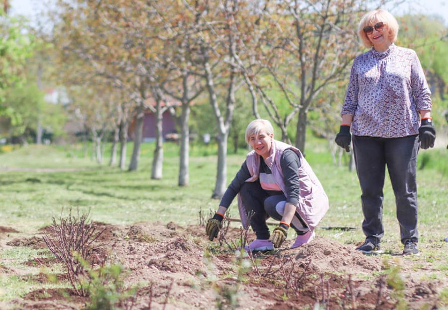 Новогродівці везли через усю Україну 1000 троянд для Калуша. Фото: Калуська міська рада