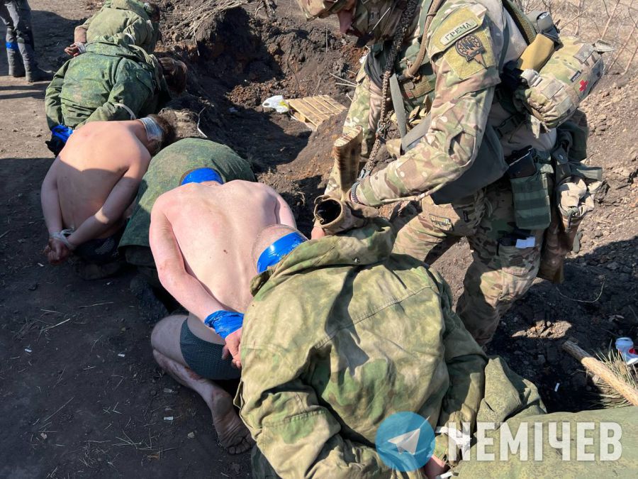 Того дня у Вільхівці на Харківщині ЗСУ взяли у полон десятки окупантів. Фото: Nemichev/Telegram