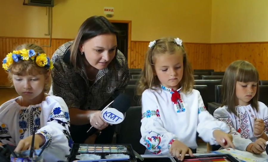 Наступного тижня учні разом будуть створювати велику і яскраву мапу України
