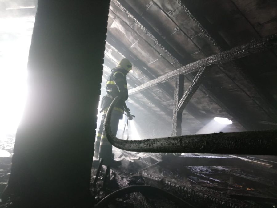 Постраждалих немає. Причина виникнення пожежі встановлюється