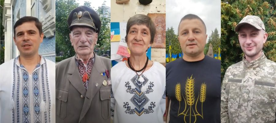 Калушани привітали калушан із Днем Незалежності України