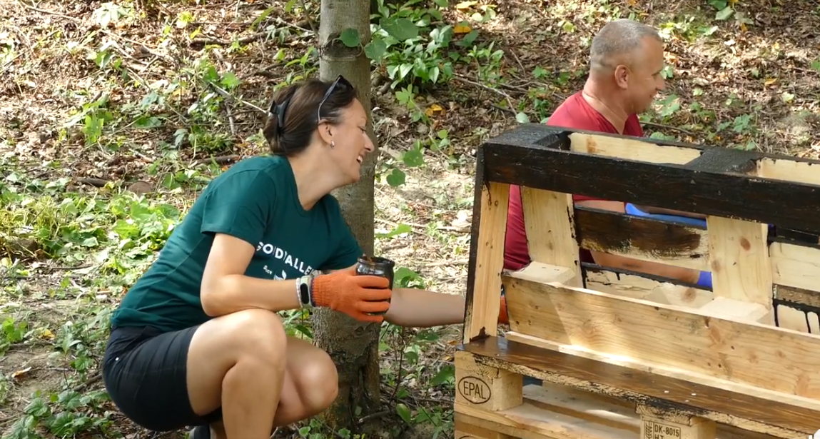 Цього літа компанія облаштувала шість подібних відпочинкових зон