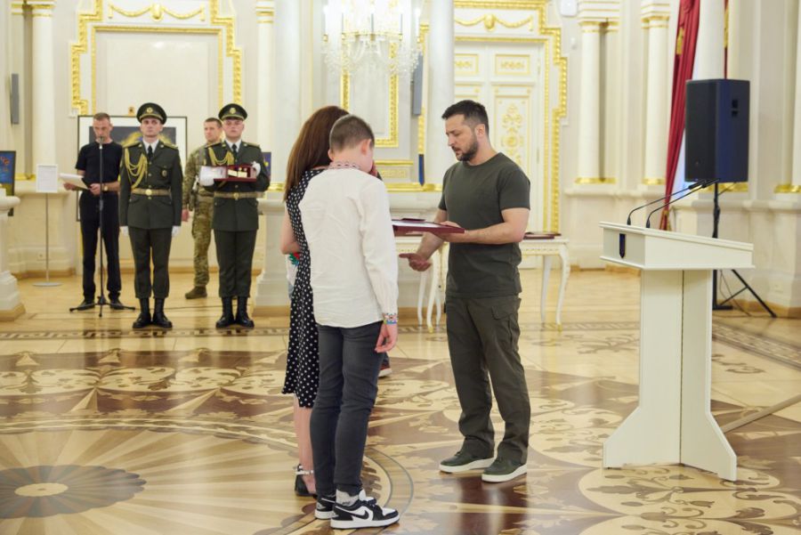 Церемонія відбулася в Білій залі Героїв України в Маріїнському палаці.