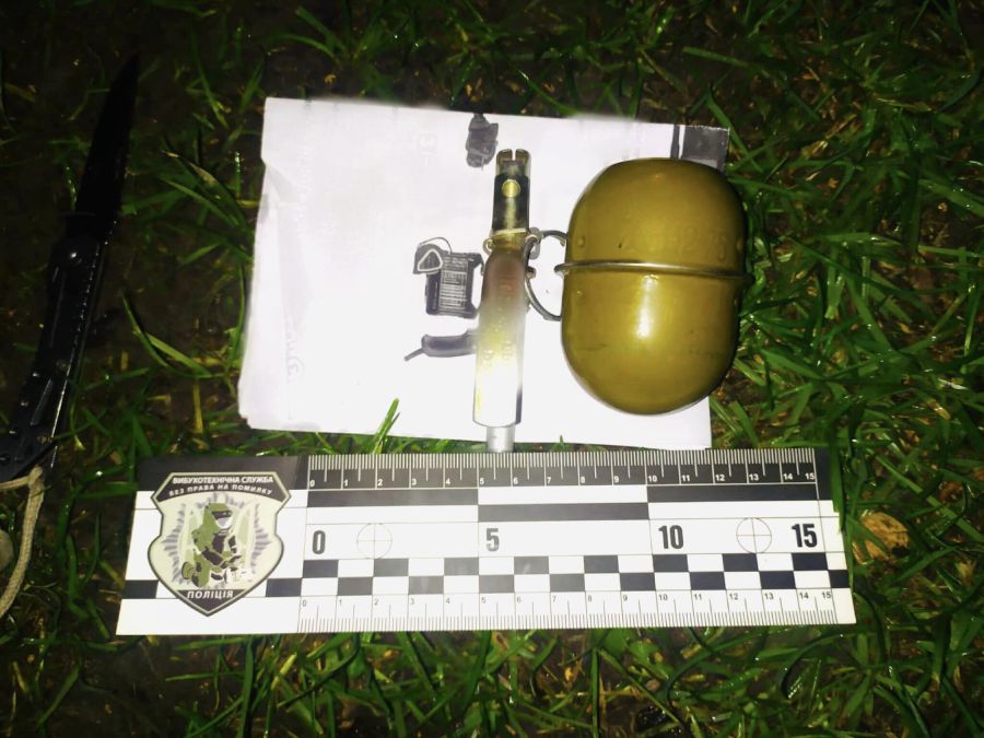 Поліція виявила гранату в пасажира автомобіля Nissan Patrol