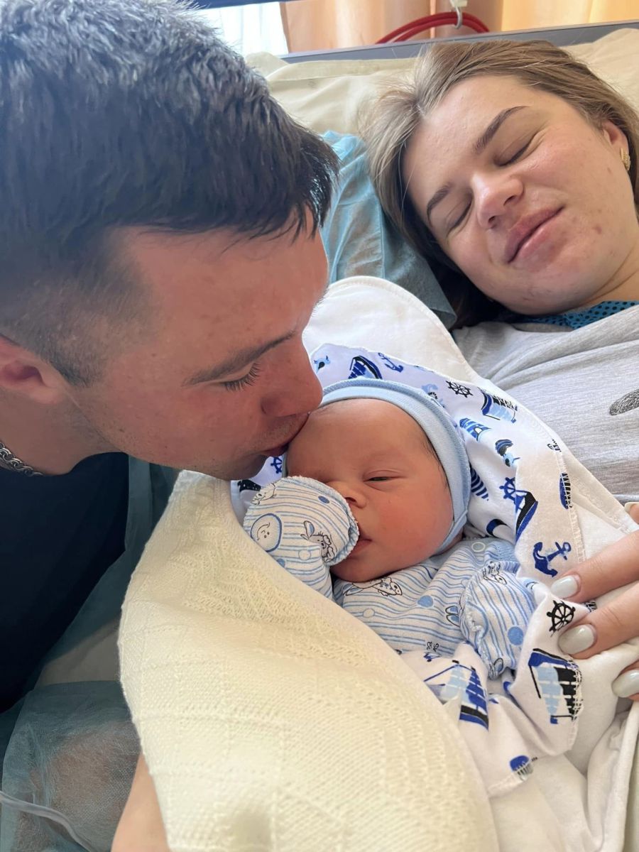 Вага богатиря Максима — 4130 грамів. Фото: Калуський пологовий будинок