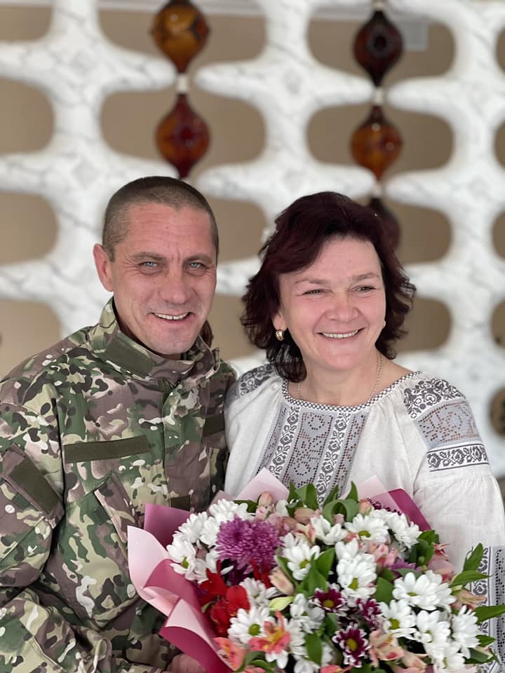 Молодята, військові Ірина та Василь, дали обіцянки вірності