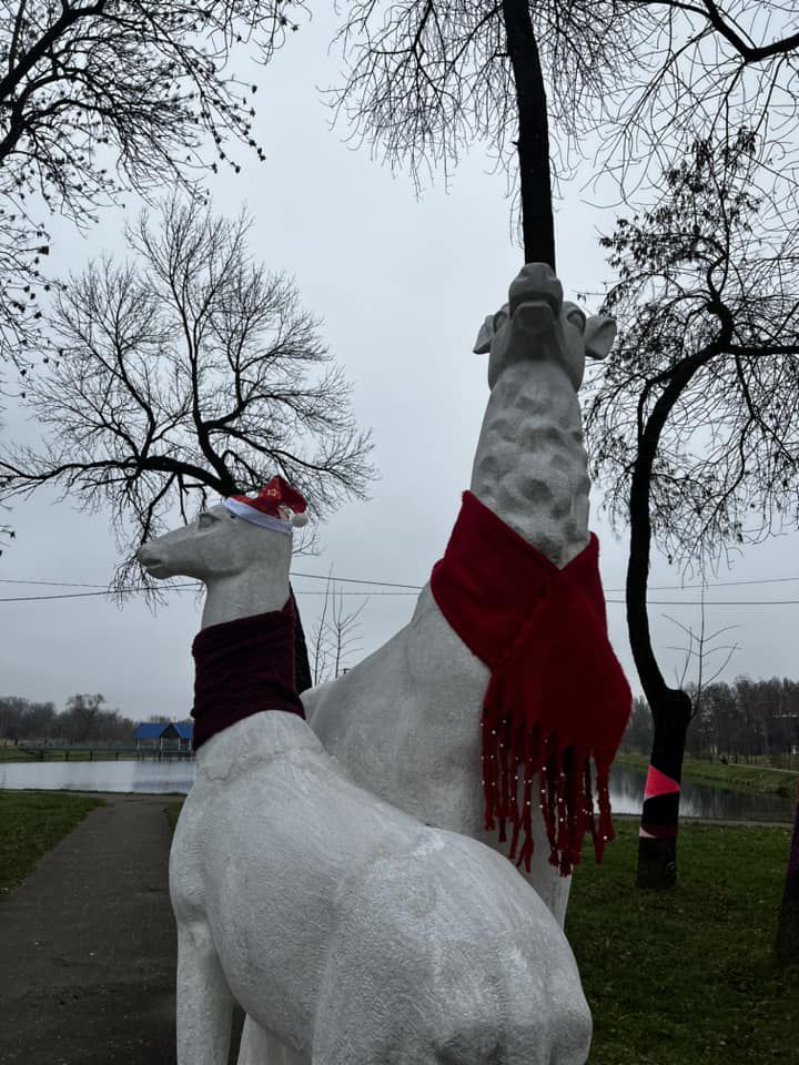 Обновки отримали й "олені" міського парку Калуша