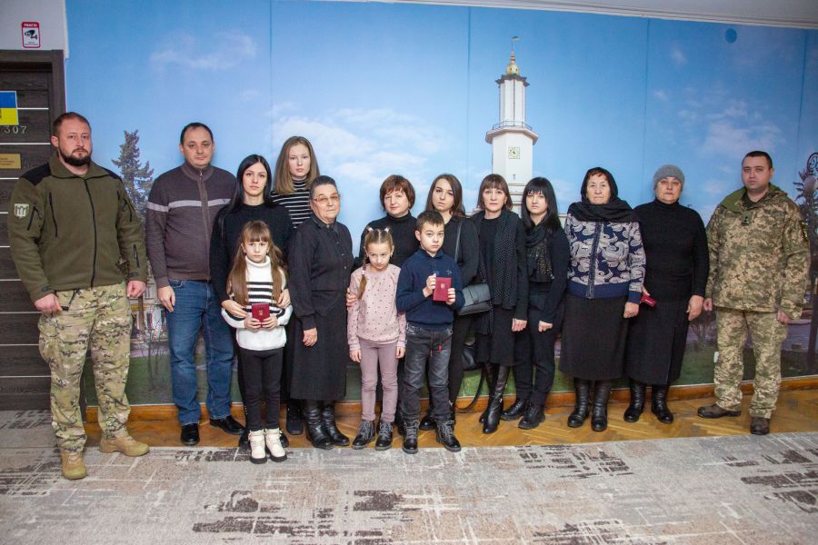 Нагороди вручили чотирьом родинам 