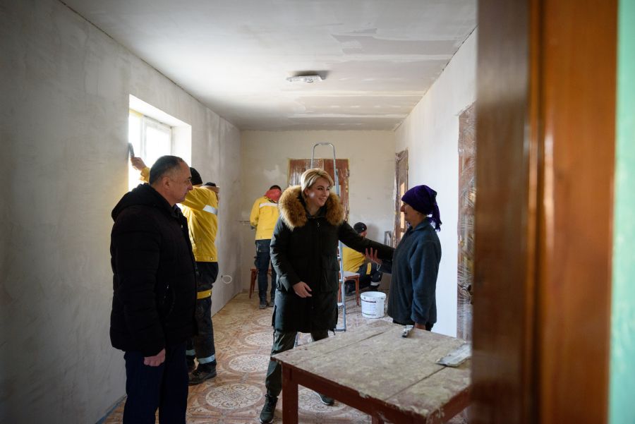 За тиждень в будинку, в який поцілила ракета, зробили ремонт