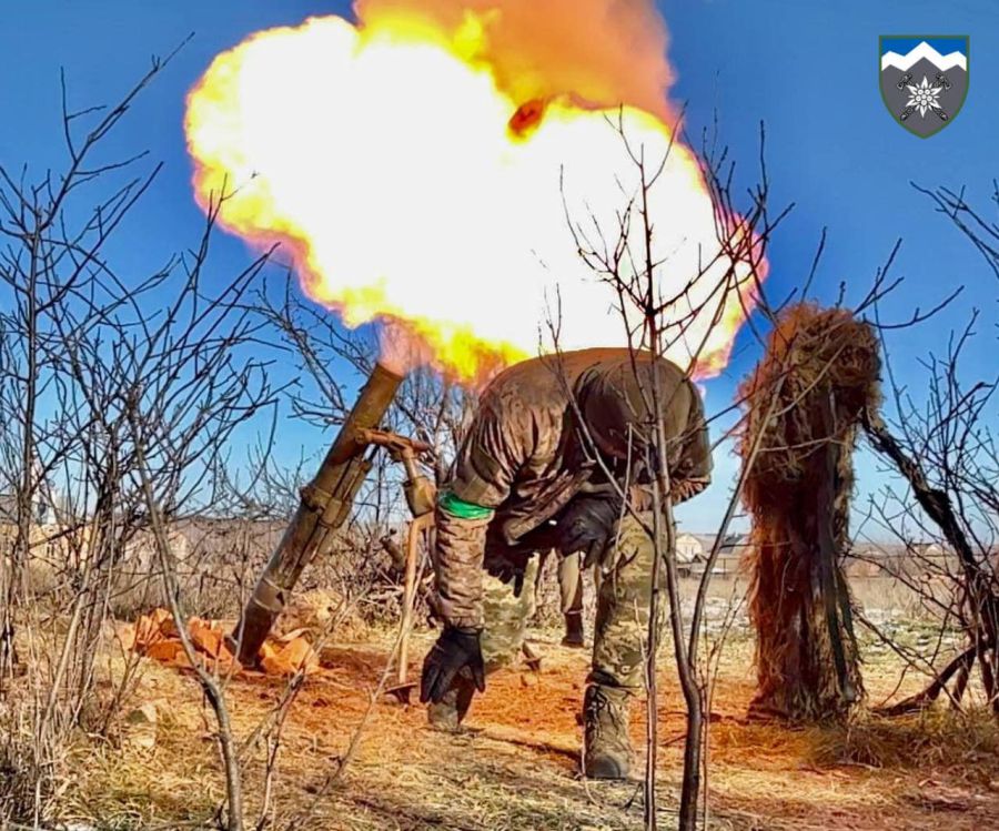 Українці тримають оборону Соледару. Фото: 10 окрема гірсько-штурмова бригада