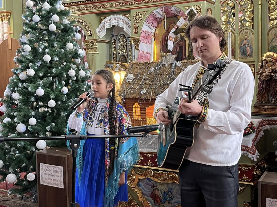 Розколяда мала на меті зібрати кошти для допомоги захисникам України. Фото: Богдана Піскун