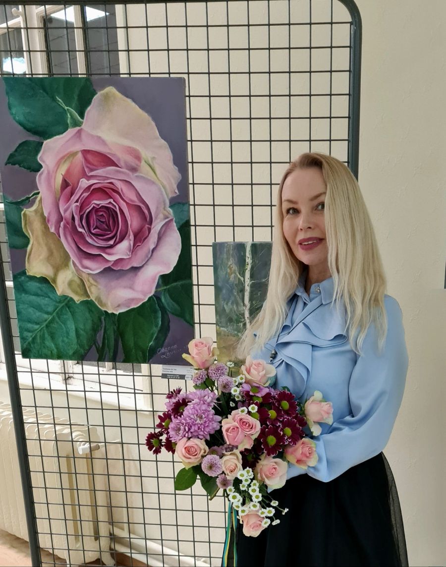 Головним джерелом наснаги для художниці є природа. 