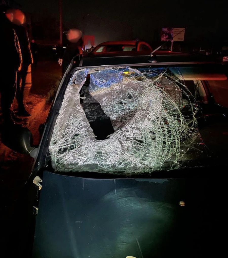 Після аварії водій зупинив автомобіль за кількасот метрів від місця аварії