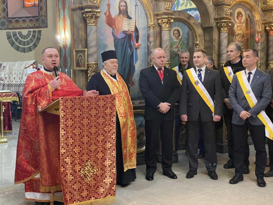 Відбулася посвята нових членів Лицарів Колумба з парафії церкви та нового капелана — отця Івана Бігуна
