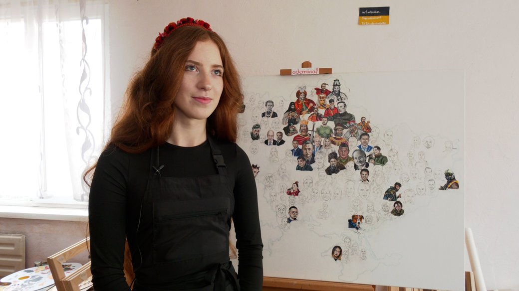 Художниця планує намалювати приблизно 100 персонажів.