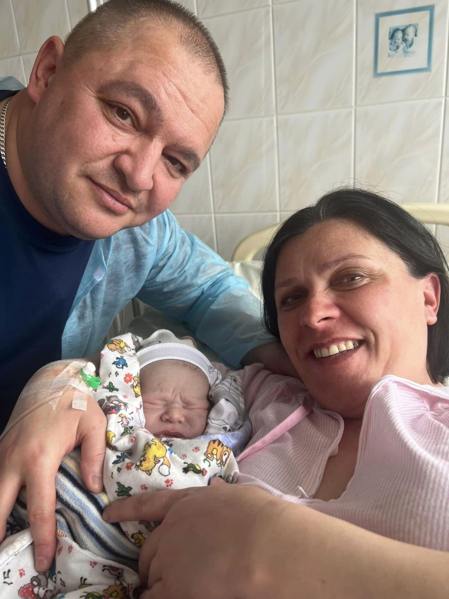 Любов Джуган народила шосту дитину