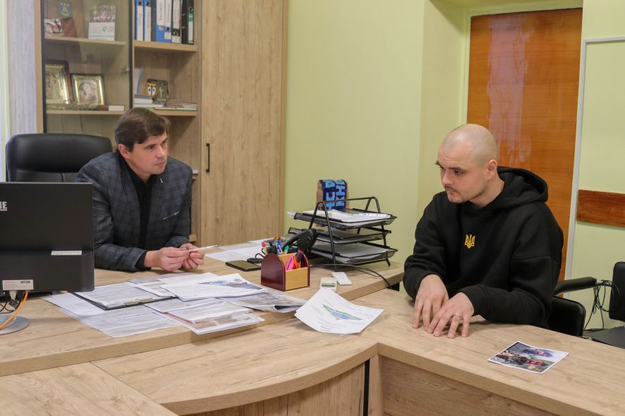 Андрій Меланчик є автором ідеї "Bank of Memories", реалізація якого розпочалася і в Калуській громаді. Фото: Міська рада