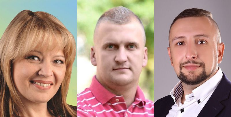 Щоб Олександр Смолянський (по центру) став депутатом, від депутатського мандата відмовилися відразу п'ятеро кандидатів