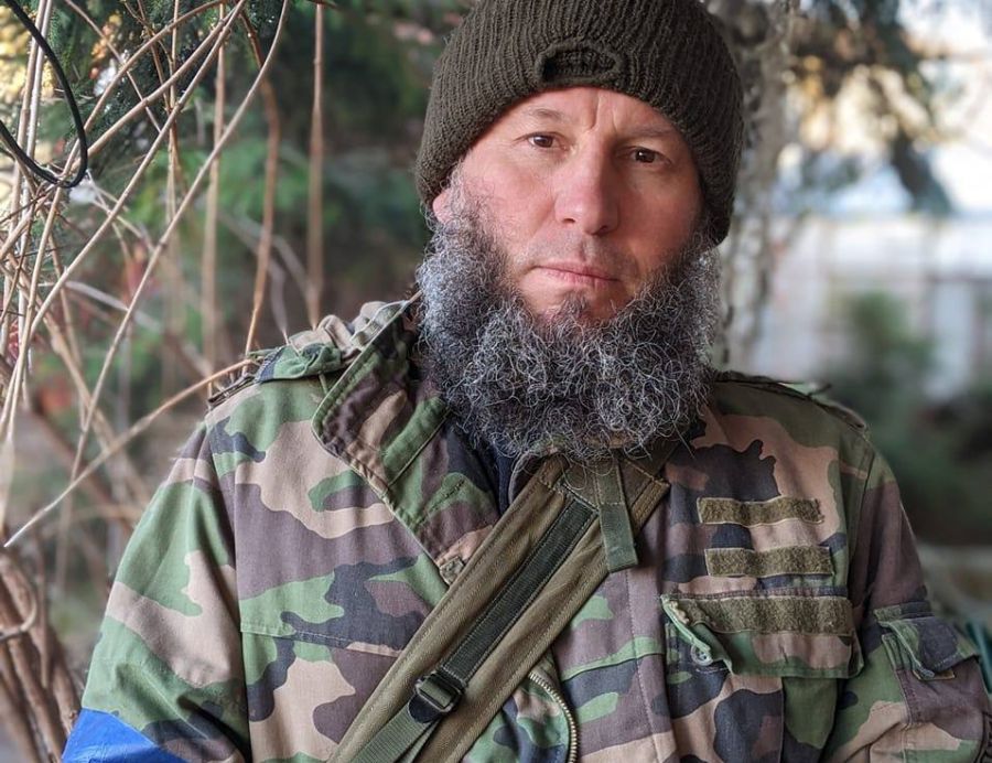 Володимир Безрукий воює за Україну в складі чеченського батальйону імені Шейха Мансура