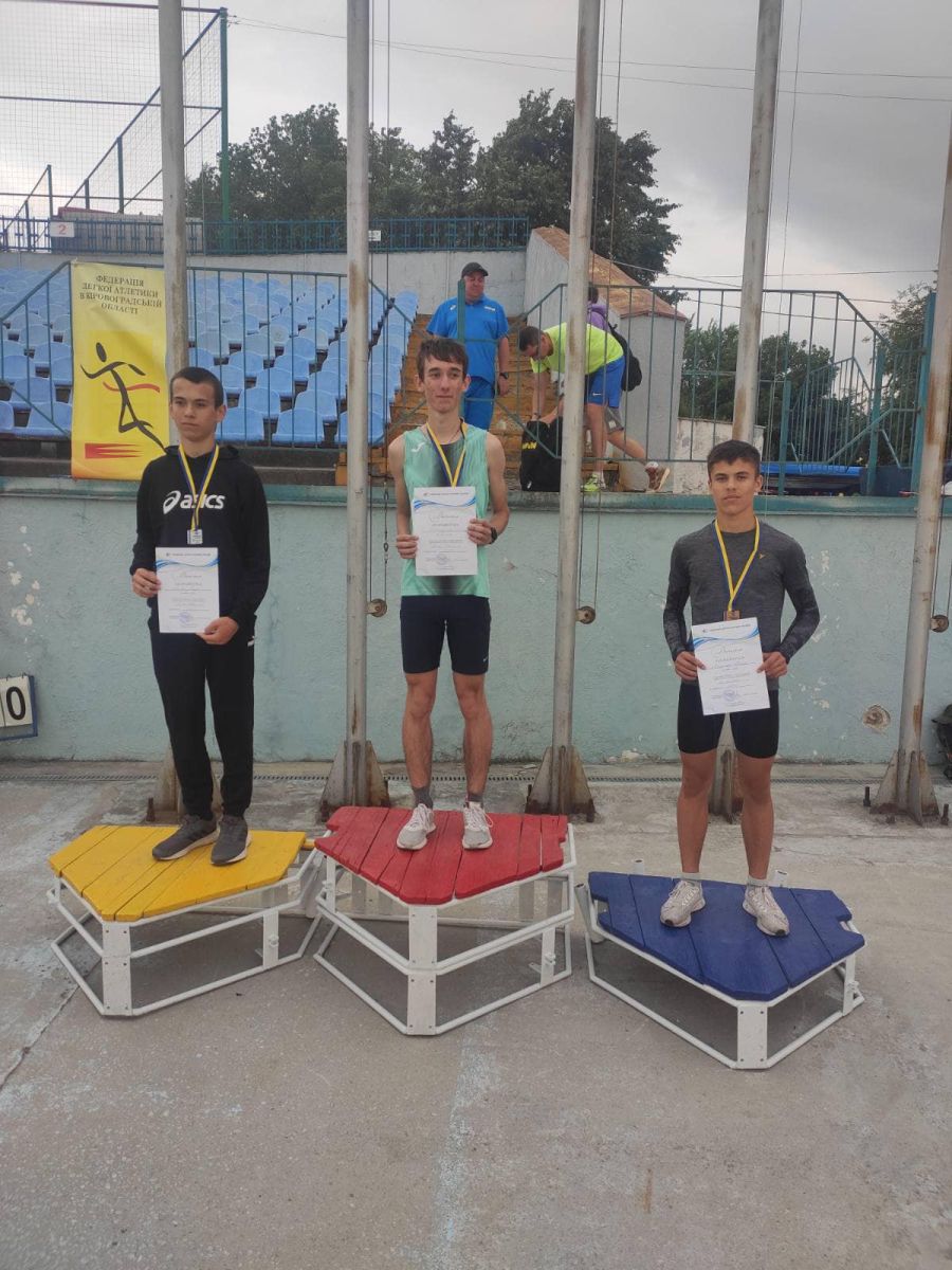 Вихованець калуської школи легкої атлетики Артем Петришин посів третє місце на чемпіонаті України