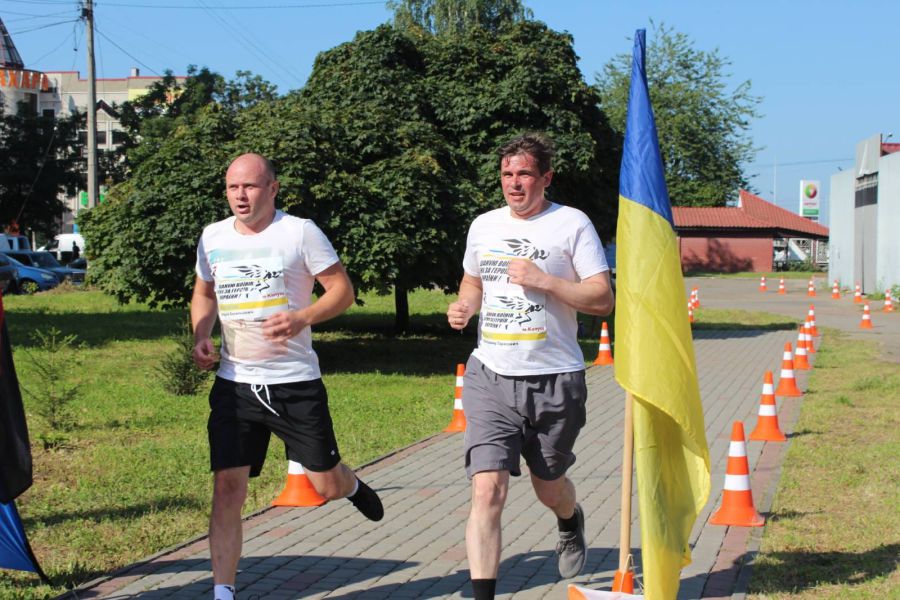 У забігу взяли участь міський голова Андрій Найда і його заступники