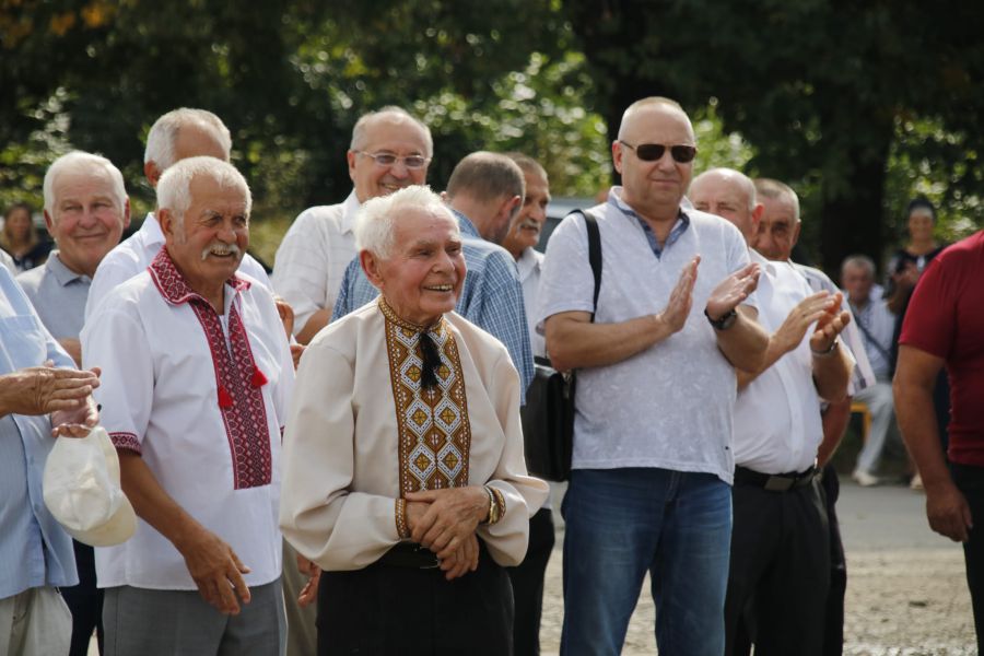 Присутній на заході був і найстарший працівник шахти — 91-річний Йосип Бреславський