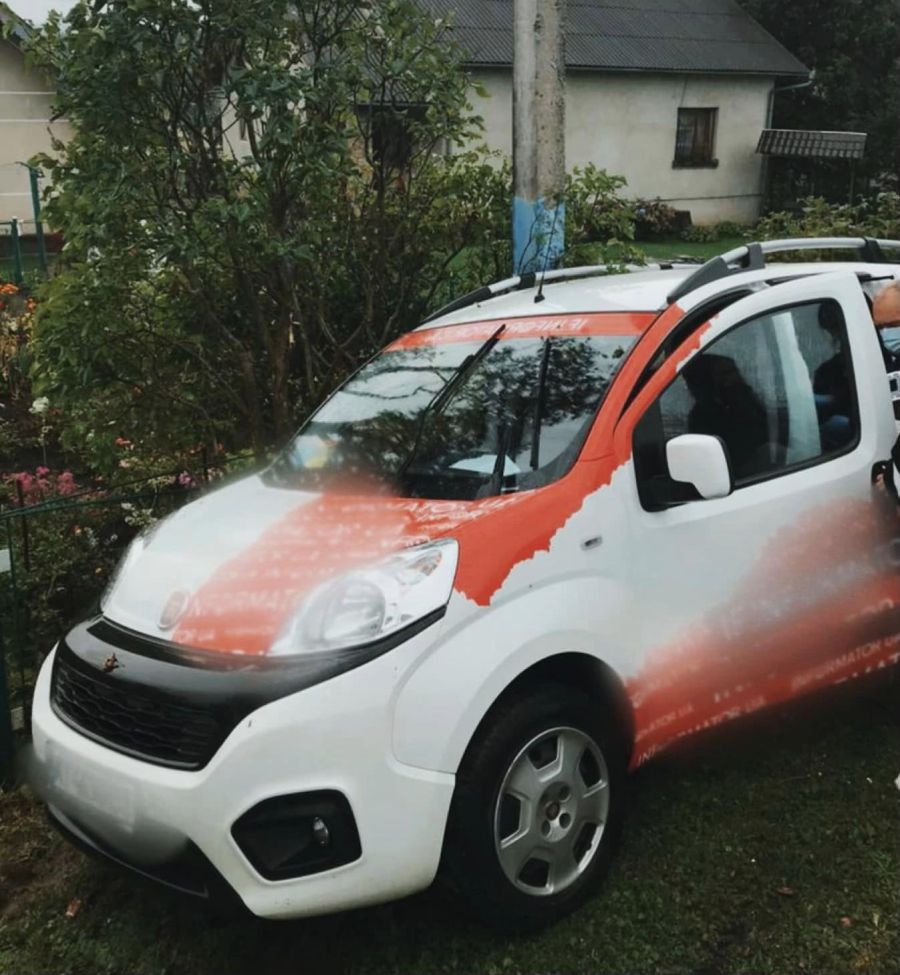 В аварію потрапила автівка інтернет-сайту "Інформатор Івано-Франківськ"
