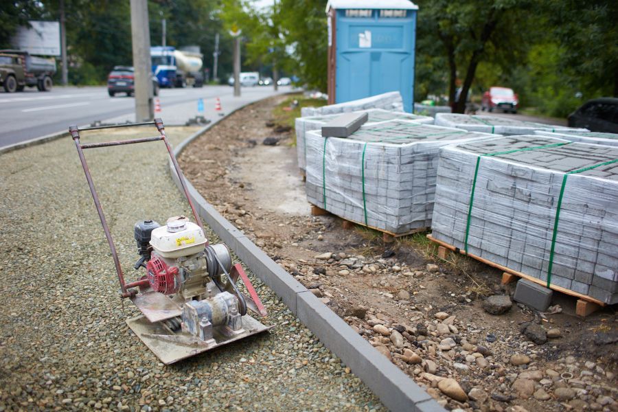 Ілюстративне фото. Загалом має бути викладено 300 квадратних метрів бруківки
