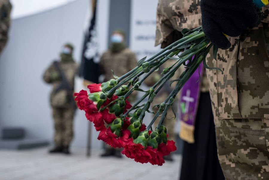 Ілюстроване фото. У Калуші вшанують пам'ять чотирьох Героїв