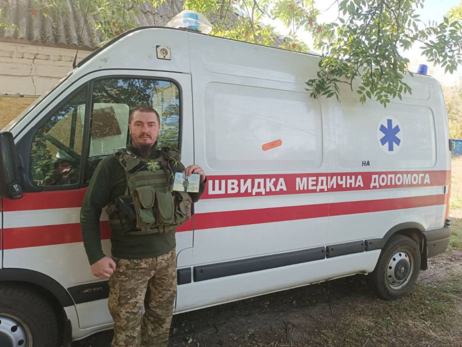 Олександр Фоменко — начальник медичної служби 78 окремого батальйону 