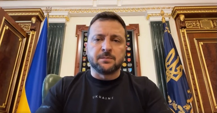 Володимир Зеленський зазначив, що Україна має бути у Євросоюзі. Фото: скрін із відеозвернення