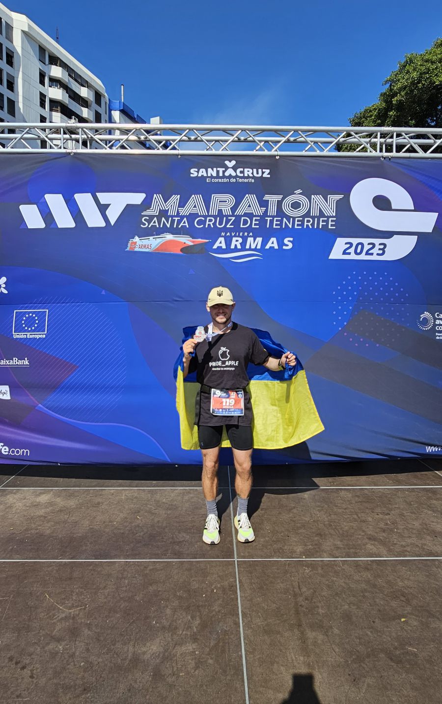 На спекотному острові Танаріфе Микола пробіг 42 кілометри