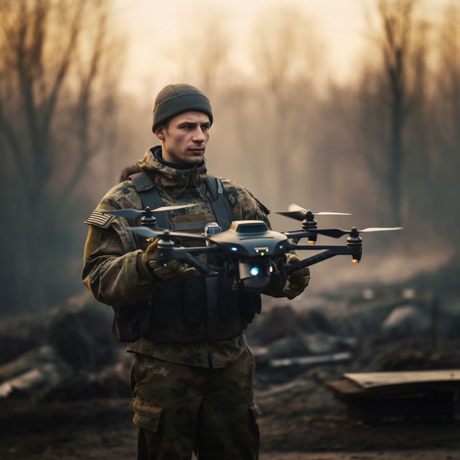 Ілюстроване фото. Івано-Франківська громада придбала 10 квадрокоптерів.