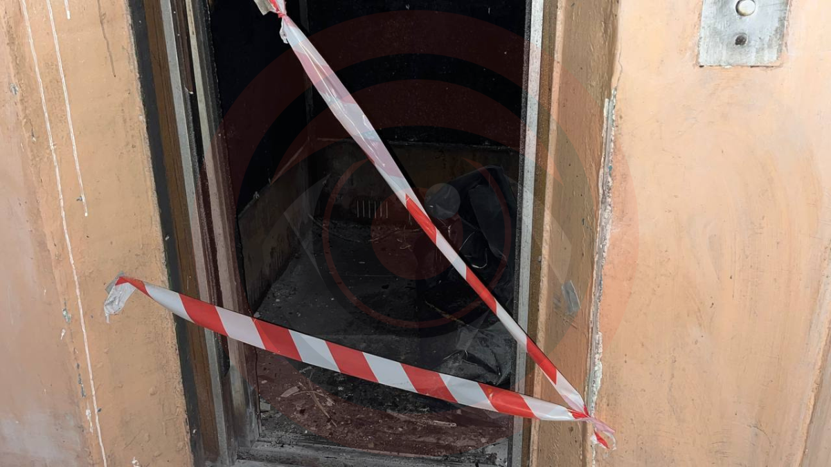 У ліфті вигоріла фактично уся кабіна.