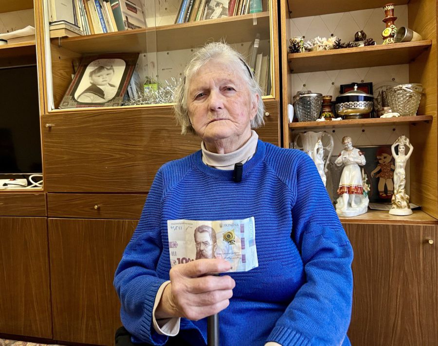 Пенсіонерка Ніна Матвієвська зробила свій вклад у перемогу