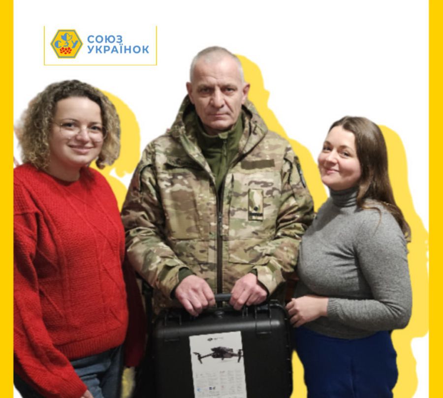 Дрон передали бійцям калуського батальйону