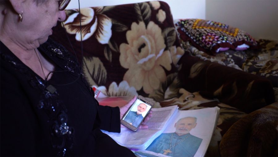 Жінка в максимально короткі терміни (3,5 місяці) створювала роботу, аби встигнути до ювілею о. Григорія Мороза